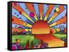 2014 Sunset-Howie Green-Framed Stretched Canvas