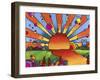 2014 Sunset-Howie Green-Framed Giclee Print