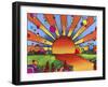 2014 Sunset-Howie Green-Framed Giclee Print