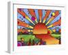 2014 Sunset-Howie Green-Framed Giclee Print