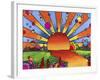 2014 Sunset-Howie Green-Framed Giclee Print