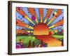 2014 Sunset-Howie Green-Framed Giclee Print