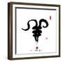 2015 is Year of the Goat,Chinese Calligraphy Yang. Translation: Sheep, Goat-kenny001-Framed Premium Photographic Print