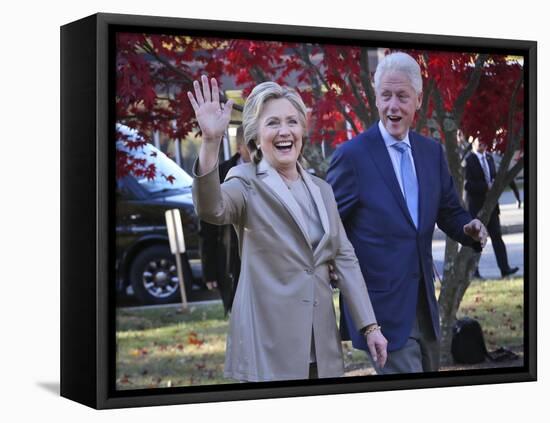 2016 Election Clinton-Seth Wenig-Framed Stretched Canvas