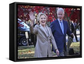 2016 Election Clinton-Seth Wenig-Framed Stretched Canvas