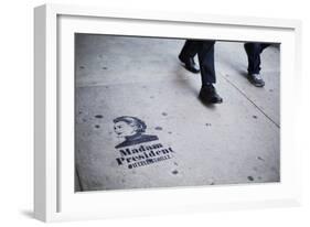 2016 Election Clinton-David Goldman-Framed Photographic Print
