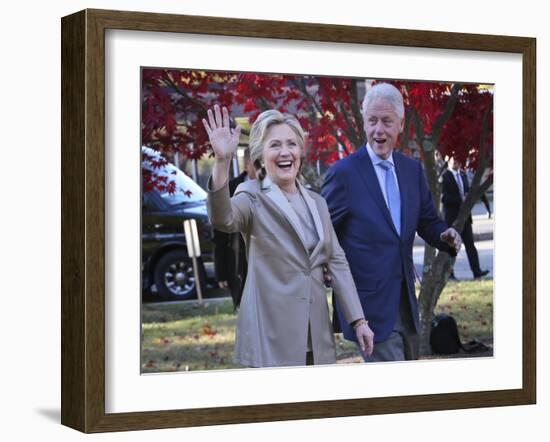 2016 Election Clinton-Seth Wenig-Framed Photographic Print