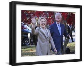 2016 Election Clinton-Seth Wenig-Framed Photographic Print