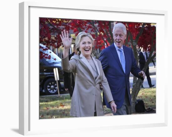 2016 Election Clinton-Seth Wenig-Framed Photographic Print