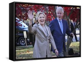 2016 Election Clinton-Seth Wenig-Framed Stretched Canvas