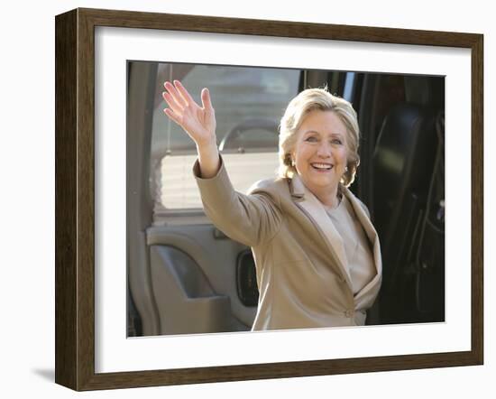 2016 Election Clinton-Seth Wenig-Framed Photographic Print