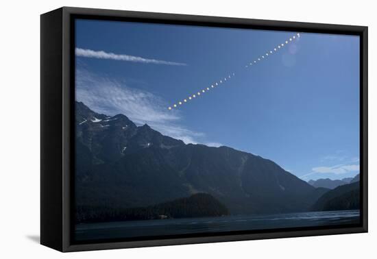 2017 Partial Solar Eclipse, Composite Image-null-Framed Stretched Canvas