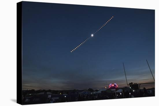 2017 Total Solar Eclipse, Composite Image-null-Stretched Canvas