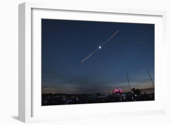 2017 Total Solar Eclipse, Composite Image-null-Framed Photographic Print