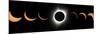 2017 Total Solar Eclipse, Composite Image-null-Mounted Photographic Print
