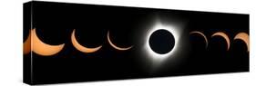 2017 Total Solar Eclipse, Composite Image-null-Stretched Canvas