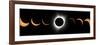 2017 Total Solar Eclipse, Composite Image-null-Framed Photographic Print