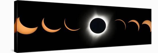 2017 Total Solar Eclipse, Composite Image-null-Stretched Canvas