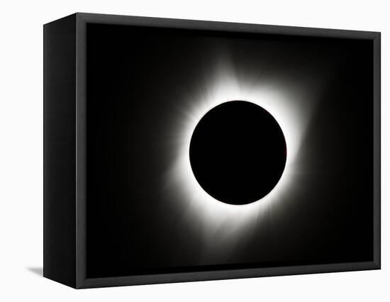 2017 Total Solar Eclipse-null-Framed Stretched Canvas