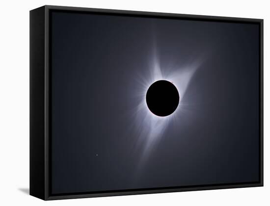 2017 Total Solar Eclipse-null-Framed Stretched Canvas