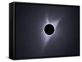 2017 Total Solar Eclipse-null-Framed Stretched Canvas