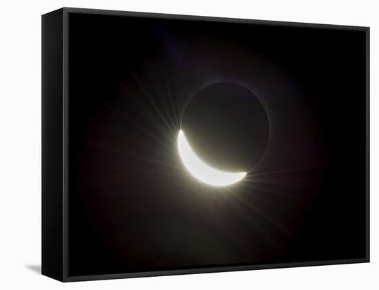 2017 Total Solar Eclipse-null-Framed Stretched Canvas