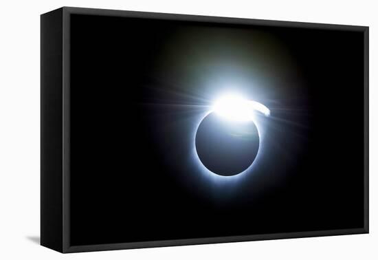 2017 Total Solar Eclipse-null-Framed Stretched Canvas