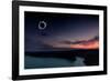 2018 total solar eclipse in Madras, Oregon over the Palisades State Park in path of totality-David Chang-Framed Photographic Print