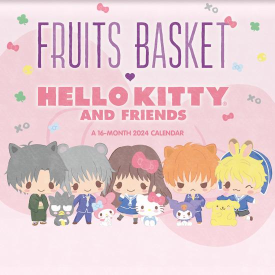 '2024 Fruits Basket x Hello Kitty & Friends Wall Calendar' Wall '2024 Fruits Basket x Hello Kitty & Friends Wall Calendar' Wall
