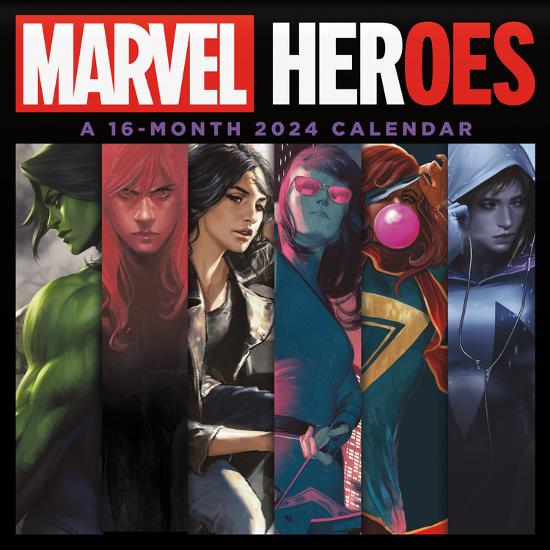 '2025 Marvel HERoes Wall Calendar' Wall Calendar