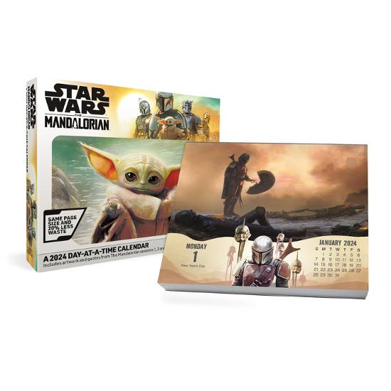 '2024 Star Wars The Mandalorian DayataTime Box Calendar' Boxed '2024 Star Wars The Mandalorian DayataTime Box Calendar' Boxed