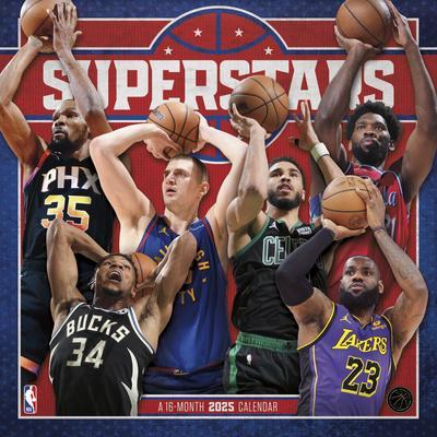 '2025 NBA Superstars Wall Calendar' Wall Calendar