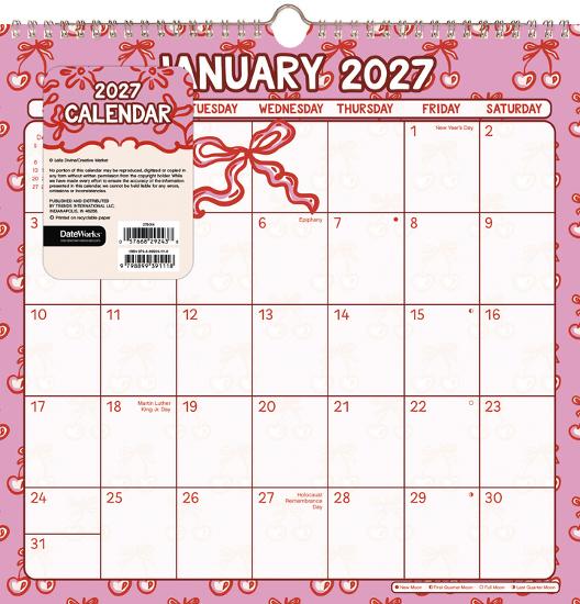 Spiral Wall Calendars, , large