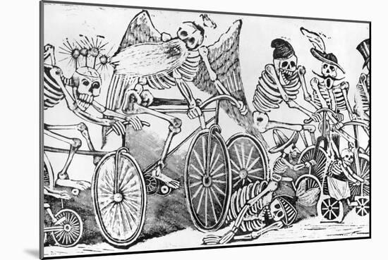 20th Century Calavera-Jose Guadalupe Posada-Mounted Giclee Print