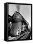 20th Century Limited Train on Tracks-Alfred Eisenstaedt-Framed Stretched Canvas