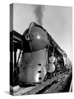 20th Century Limited Train on Tracks-Alfred Eisenstaedt-Stretched Canvas