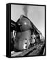 20th Century Limited Train on Tracks-Alfred Eisenstaedt-Framed Stretched Canvas