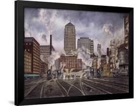 20Th Century Ltd., Leaving Chicago-Stanton Manolakas-Framed Premium Giclee Print