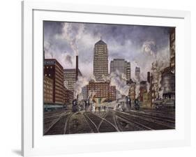 20Th Century Ltd., Leaving Chicago-Stanton Manolakas-Framed Giclee Print