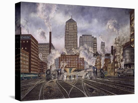 20Th Century Ltd., Leaving Chicago-Stanton Manolakas-Stretched Canvas