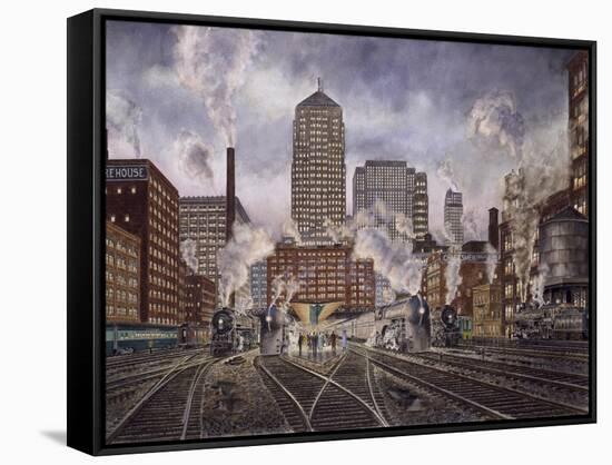 20Th Century Ltd., Leaving Chicago-Stanton Manolakas-Framed Stretched Canvas