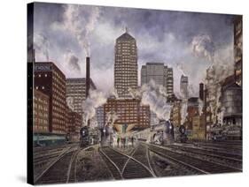 20Th Century Ltd., Leaving Chicago-Stanton Manolakas-Stretched Canvas