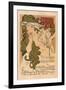 20th Exhibition of the Salon De Cent-Alphonse Mucha-Framed Art Print