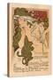 20th Exhibition of the Salon De Cent-Alphonse Mucha-Stretched Canvas