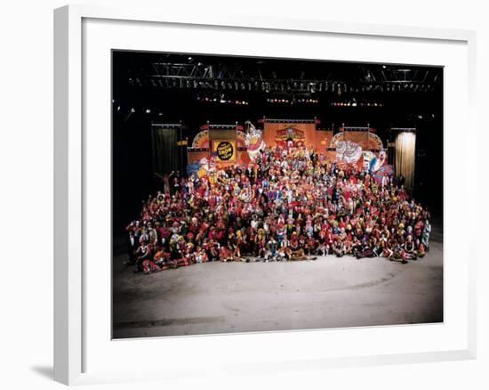 20th Reunion of Ringling Brothers and Barnum and Bailey Clown College-Henry Groskinsky-Framed Photographic Print