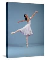 21 Year Old NYC Ballet Ballerina Jenifer Ringer in Graceful Move from Ballet "Romeo and Juliet"-Ted Thai-Stretched Canvas