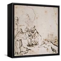 2140 the Agony in the Garden, C.1650-60-Rembrandt van Rijn-Framed Stretched Canvas