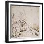 2140 the Agony in the Garden, C.1650-60-Rembrandt van Rijn-Framed Giclee Print