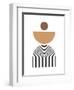 21C Geometric White 63-AnnArt-Framed Art Print