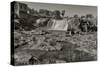 2234-Falls Park-B&W-Gordon Semmens-Stretched Canvas